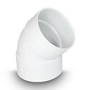 Multi-Fittings Corporation White Hub 45 Degree SDR 35 Plastic Elbow 