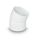 Multi-Fittings Corporation White Hub Solvent Weld SDR 35 PVC 22-1/2 Degree Sewer Elbow 