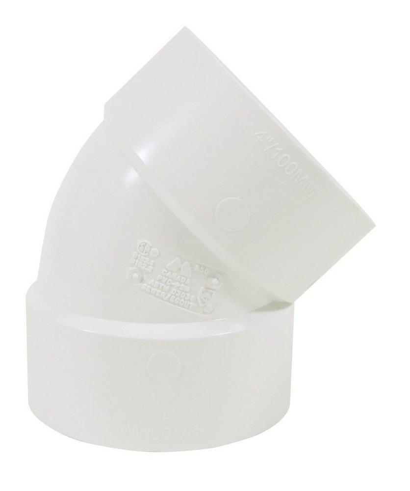 Multi-Fittings Corporation Hub 45 Degree SDR 35 Plastic Elbow 