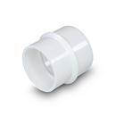 Multi-Fittings Corporation White PVC SDR 35 S&D Spigot x DWV Hub Adapter Bushing