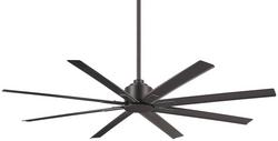 65 in. 8-Blade Indoor/Outdoor Ceiling Fan in Smoked Iron