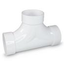 Multi-Fittings Corporation White Solvent Weld Plastic 2 Way Cleanout 