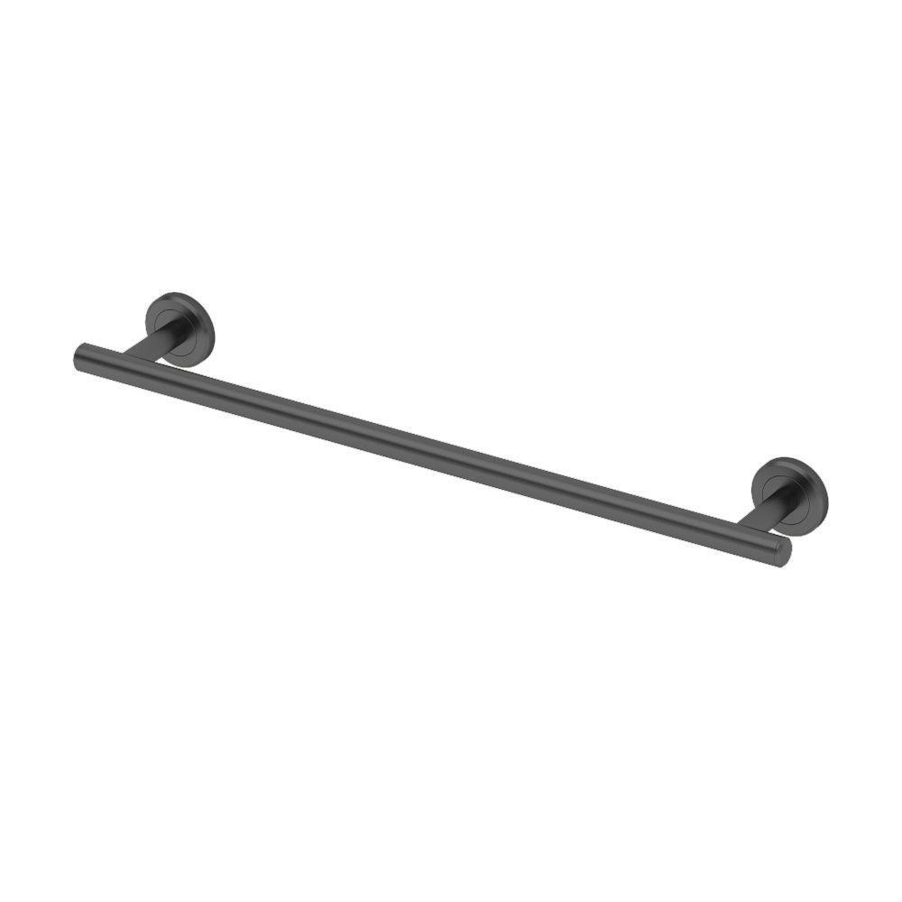 Gatco Matte Black 20-63/100 in. Towel Bar 