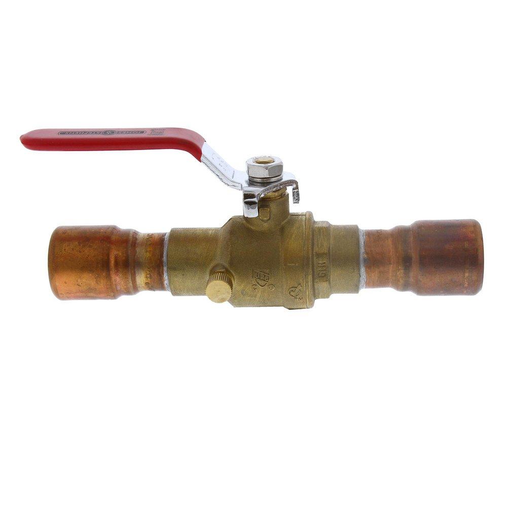 Jones Stephens Brass Brass Full Port Solvent Weld 100# Ball Valve 