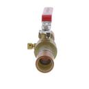 Jones Stephens Brass Brass Full Port Solvent Weld 100# Ball Valve 