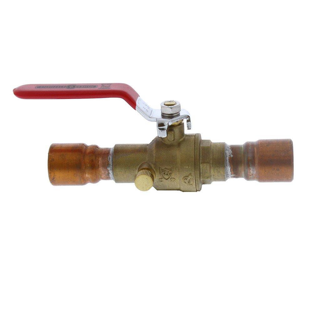 Jones Stephens Brass Brass Full Port Solvent Weld 100# Ball Valve 