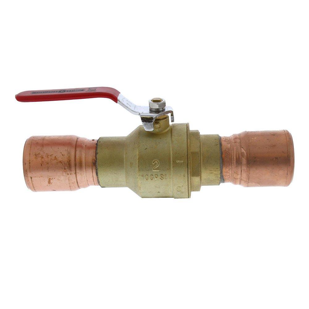 Jones Stephens Brass Brass Full Port Solvent Weld Ball Valve 