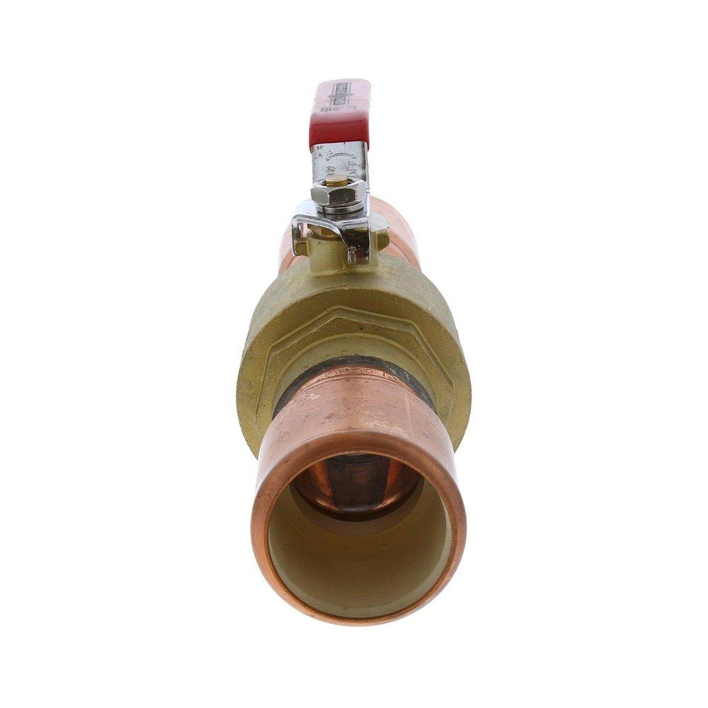 Jones Stephens Brass Brass Full Port Solvent Weld Ball Valve 