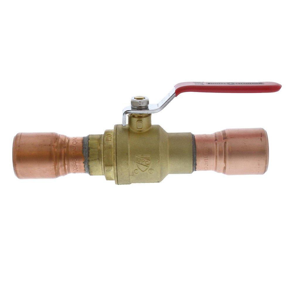 Jones Stephens Brass Brass Full Port Solvent Weld Ball Valve 