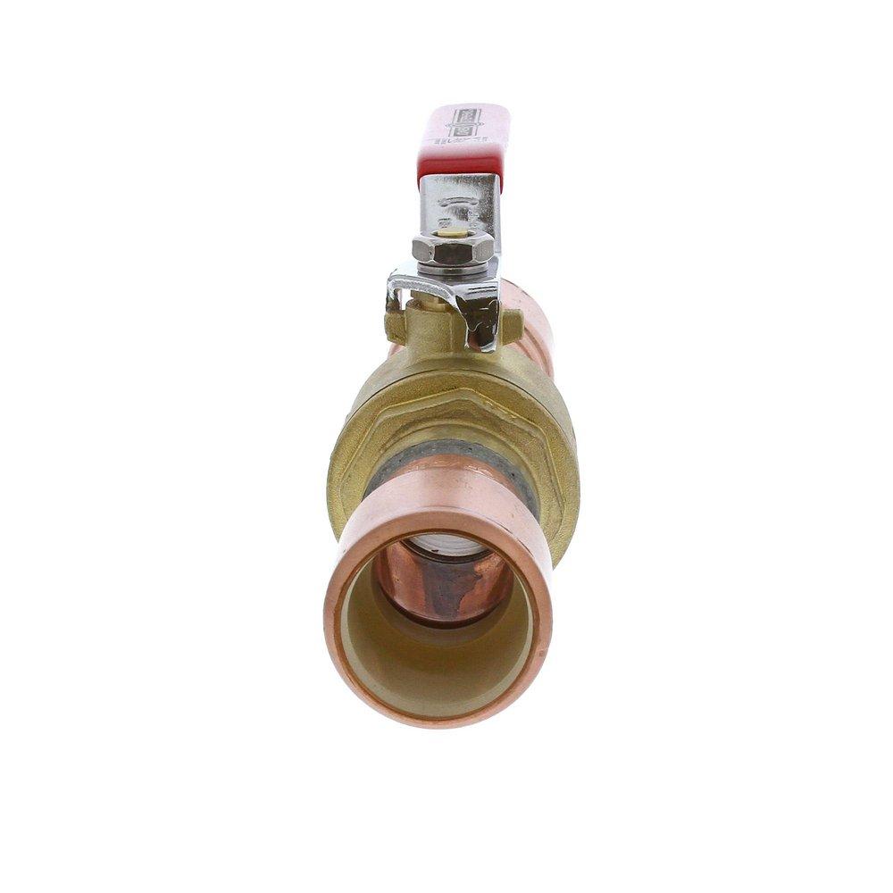 Jones Stephens Brass Brass Full Port Solvent Weld Ball Valve 