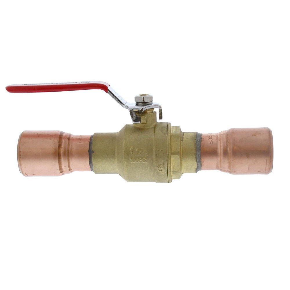 Jones Stephens Brass Brass Full Port Solvent Weld Ball Valve 