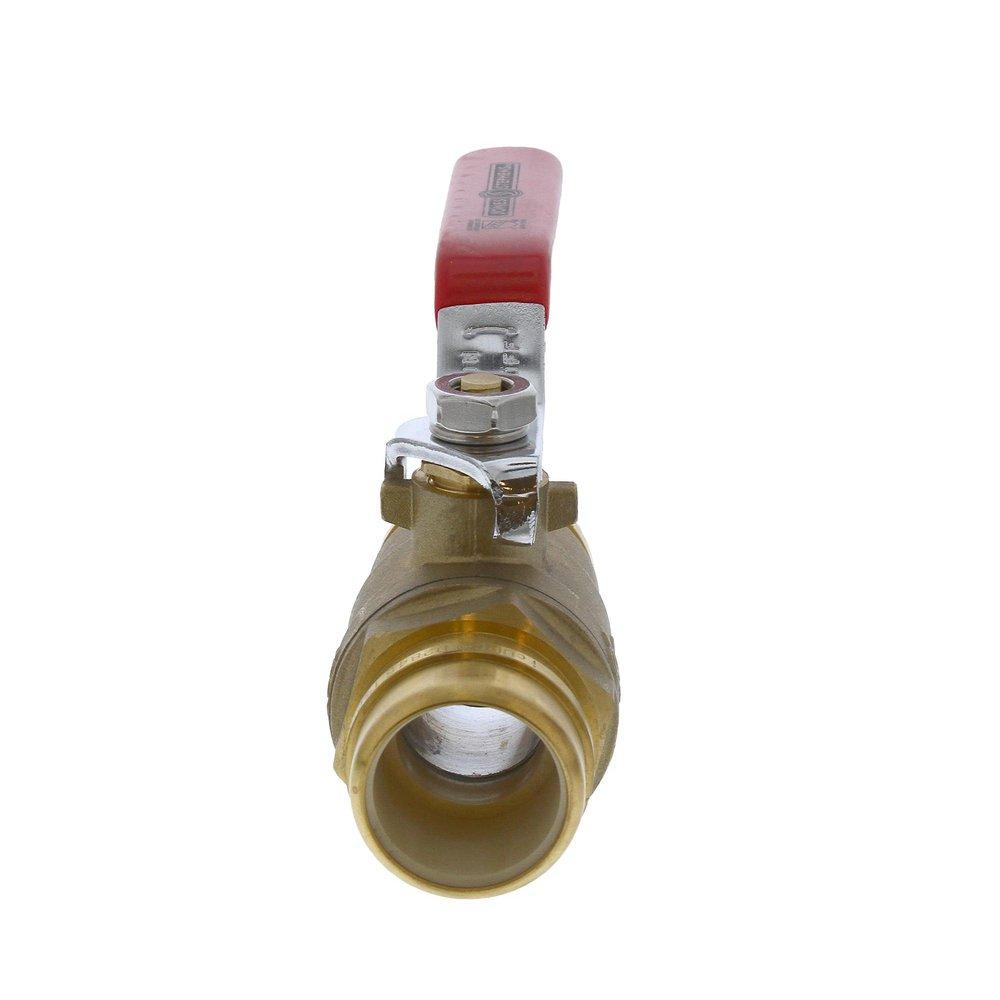 Jones Stephens Brass Brass Full Port Solvent Weld Ball Valve 