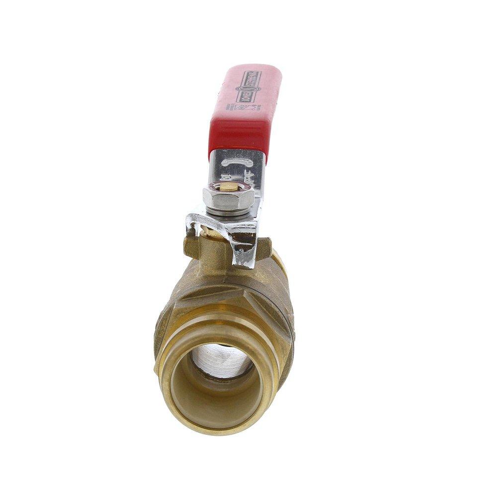 Jones Stephens Brass Brass Full Port Solvent Weld Ball Valve 