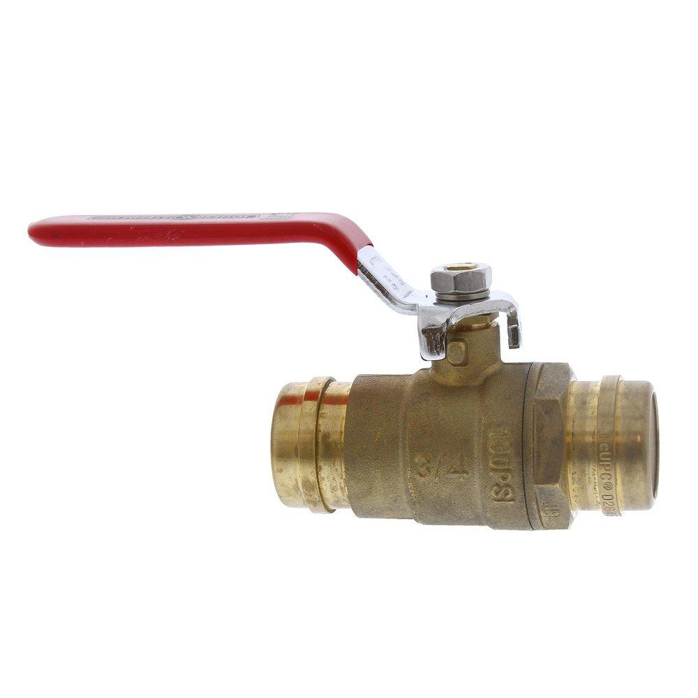 Jones Stephens Brass Brass Full Port Solvent Weld Ball Valve 