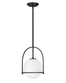 100W 1-Light Medium E-26 Pendant in Black