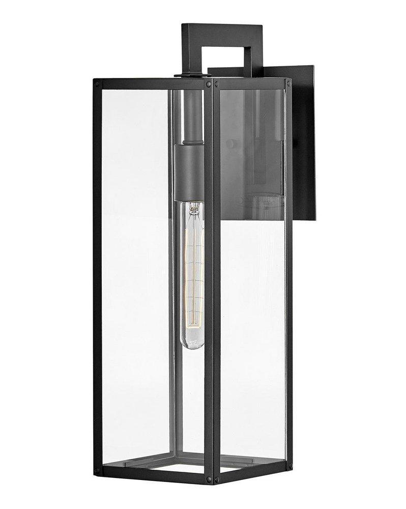 Hinkley Black 100W 1-Light 18-1/2 in. Outdoor Wall Sconce 