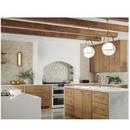 16 in. Wide Pendant with Etched Opal Glass in Heritage Brass 
