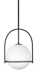 100W 1-Light Medium E-26 LED Pendant Light in Black