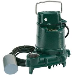 1/3 HP 115V Cast Iron Effluent Pump with Variable Level Float Switch