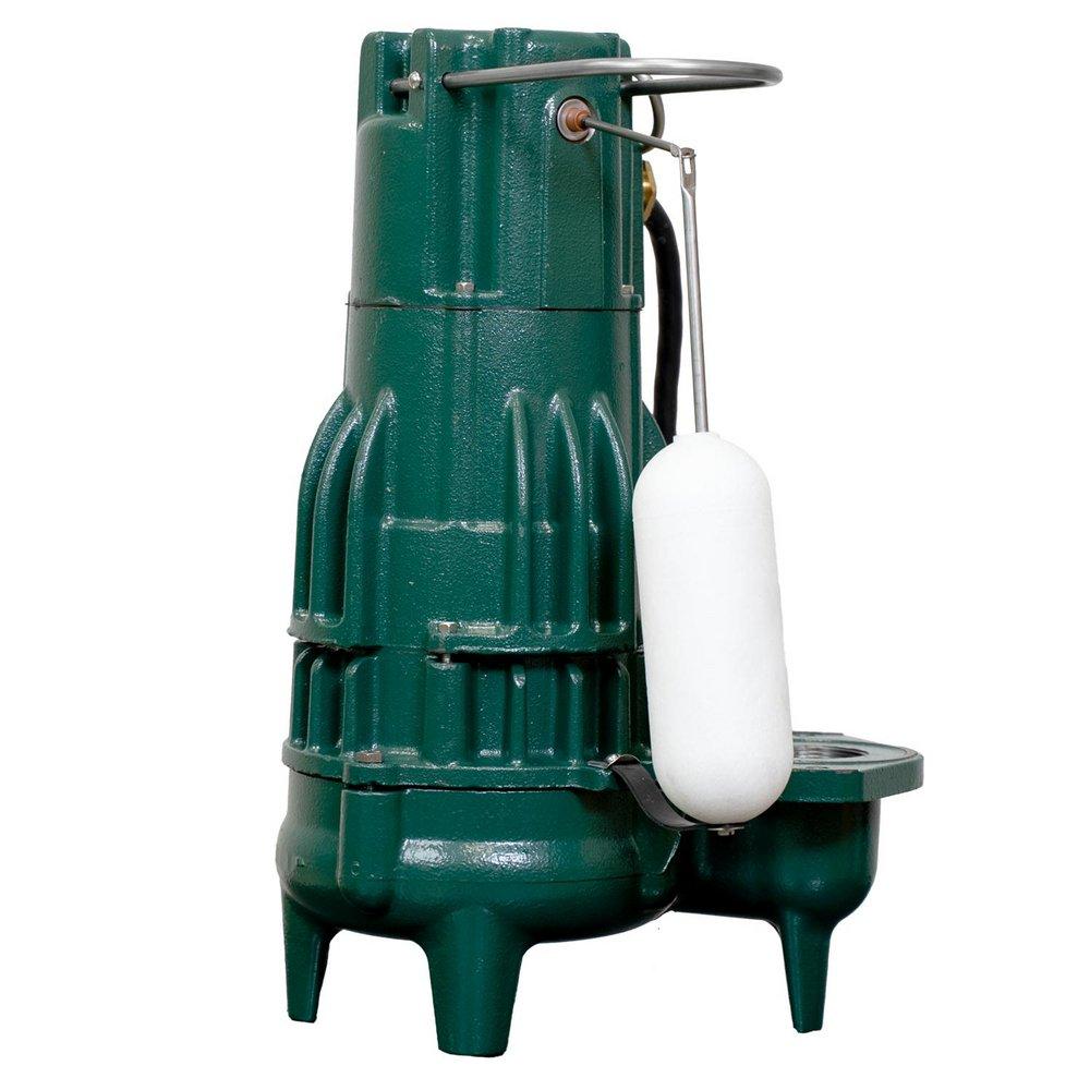 Zoeller Pump Co 1 HP 230V Cast Iron Effluent Pump with 20 ft. Cord 
