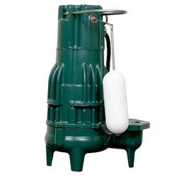1 HP 230V Non-Automatic Cast Iron Sewage Pump with 2" Discharge and 20 ft. Cord