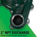 Zoeller Pump Co 2 in. 115V 9.4A 128 gpm NPT Cast Iron Sewage Pump 