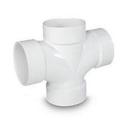 6 in. Hub 140F Schedule 40 PVC DWV Cross