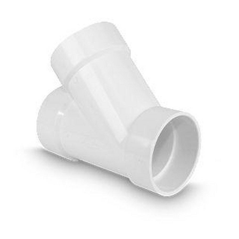 Multi-Fittings Corporation White Hub PVC DWV Sewer Adapter 