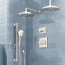 Three Handle Single Function Shower System in Polished Nickel