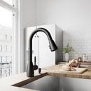 Vigo Industries Matte Black Pull Out Kitchen Faucet 