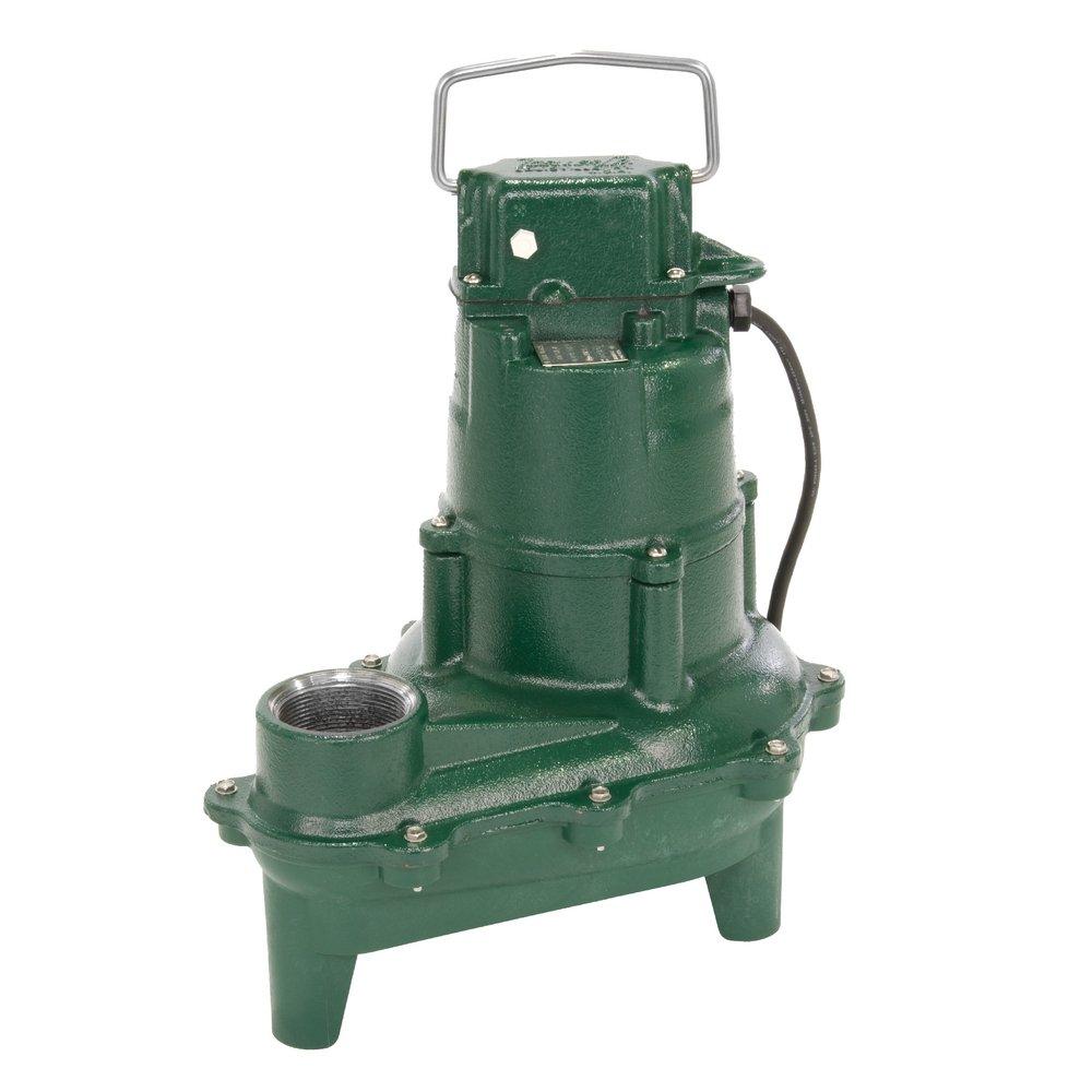 Zoeller Pump Co 115V Non Automatic Cast Iron Sewage Pump 