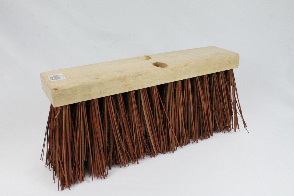 Abco Palmyra Fiber and Wood Push Broom 