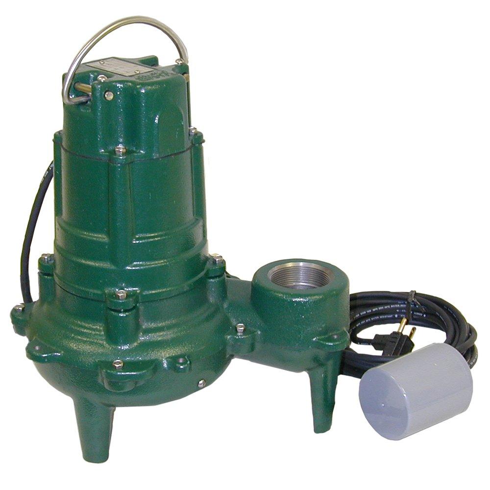 Zoeller Pump Co 115V Sewage Pump With Variable Level Float Switch 