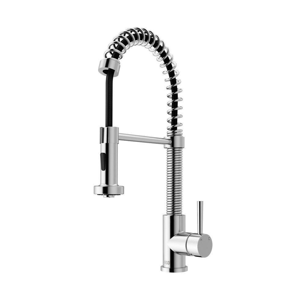 Vigo Industries Chrome Pull Down Kitchen Faucet 