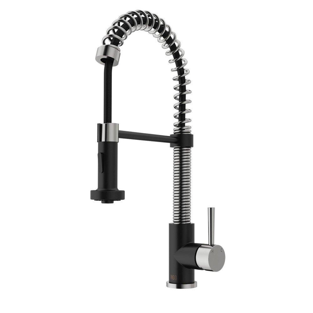 Vigo Industries Stainless Steel Pull Down Kitchen Faucet 