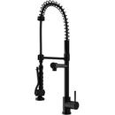 Vigo Industries Matte Black Pull Down Kitchen Faucet 