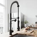 Vigo Industries Matte Black Pull Down Kitchen Faucet 
