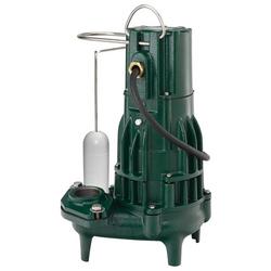 2 HP 230V Automatic Cast Iron Effluent Pump with 20 ft. Cord