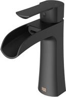 Single Handle Bathroom Sink Faucet in Matte Black 