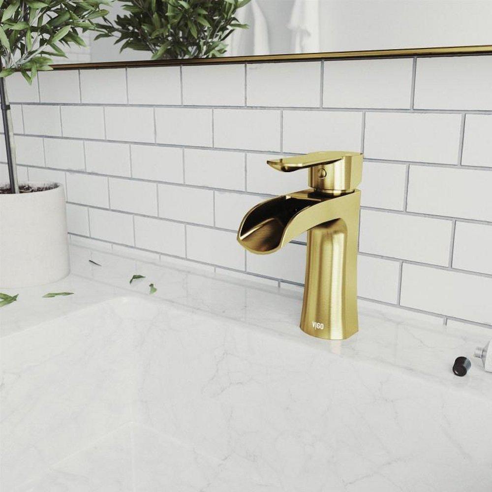 Single Handle Bathroom Sink Faucet 