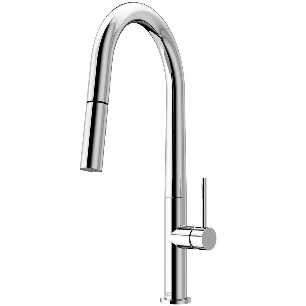 Vigo Industries Chrome Pull Down Kitchen Faucet 