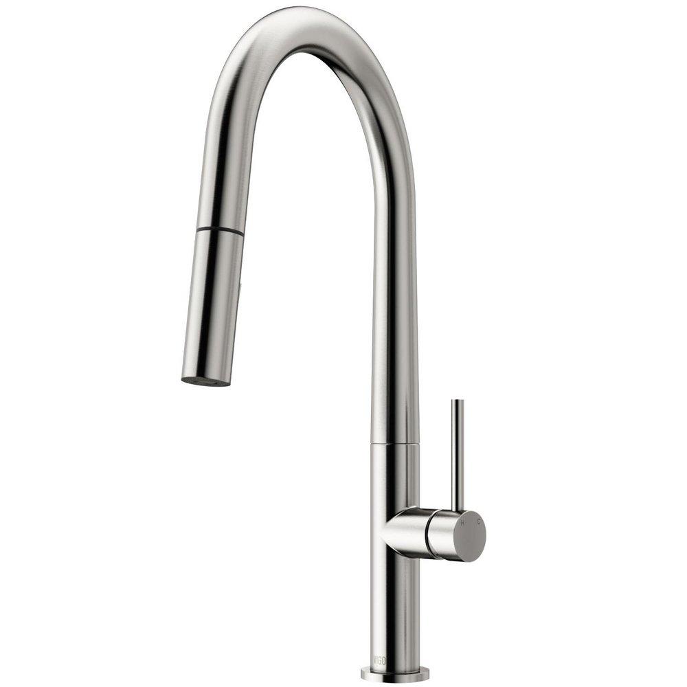 Vigo Industries Stainless Steel Pull Down Kitchen Faucet 