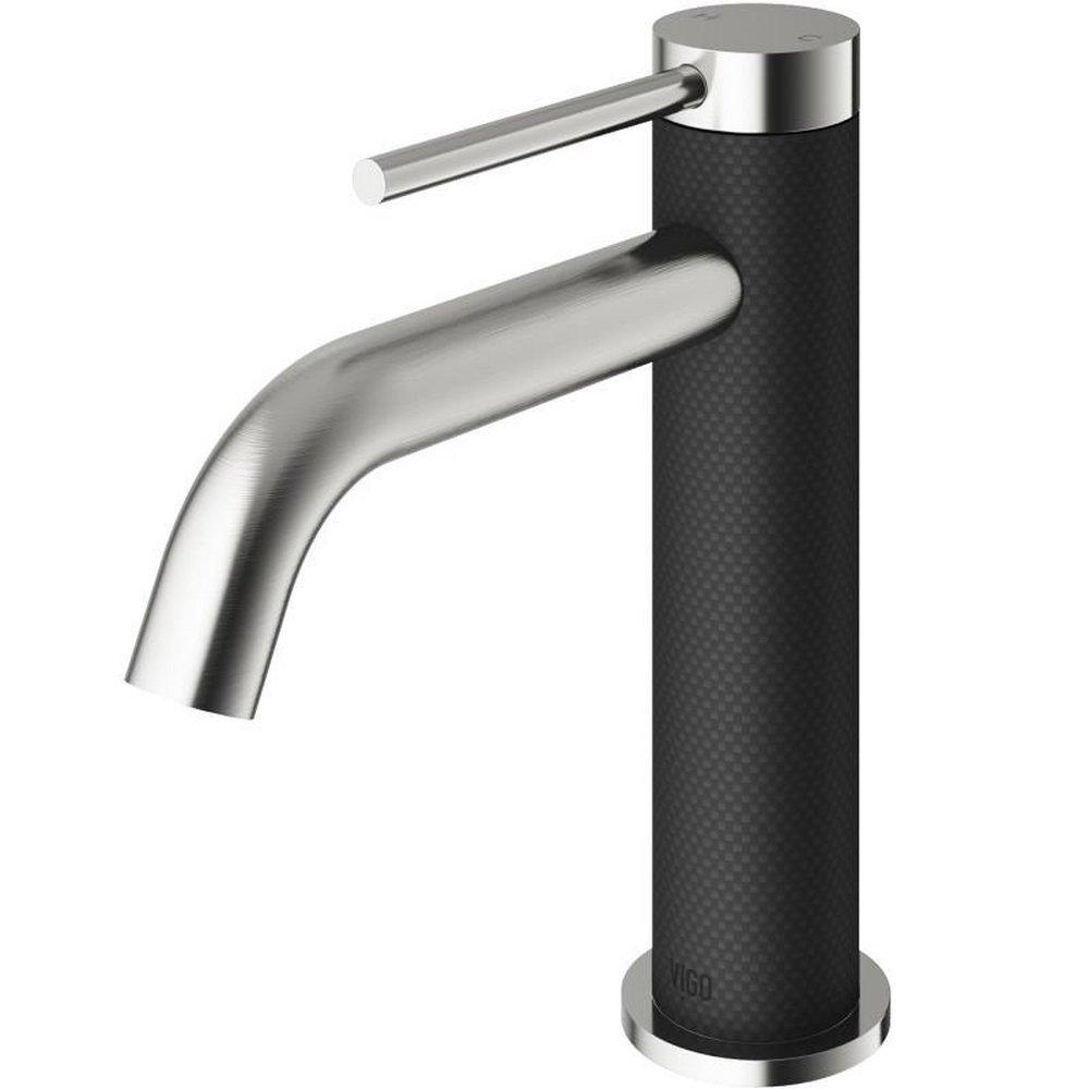 Single Handle Bathroom Sink Faucet in Brushed Nickel 