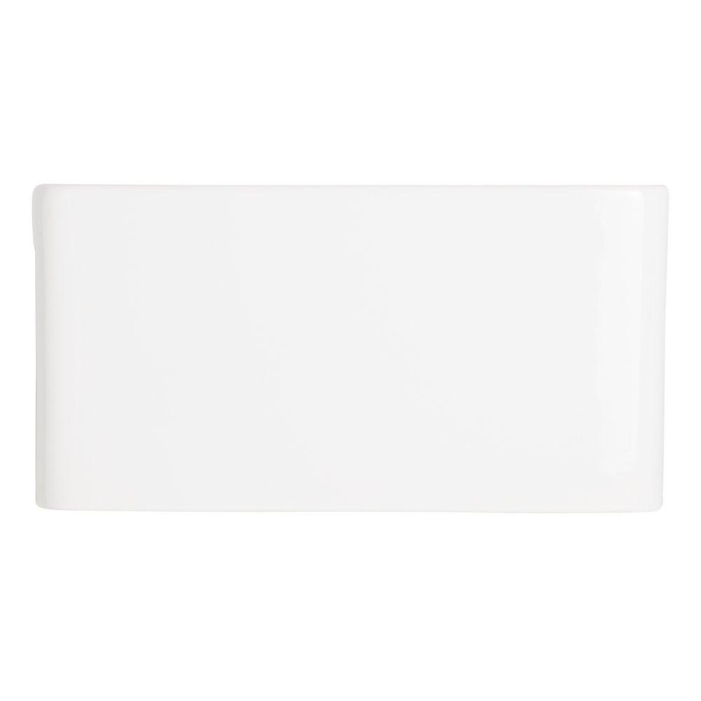 Signature Hardware White/Grey Tuscany Motif 32-3/4 x 20 in. Fireclay Single Bowl Farmhouse Kitchen Sink 