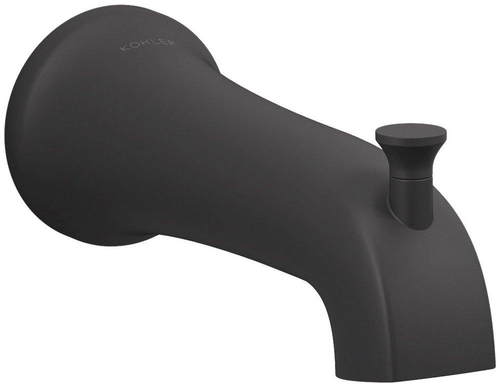KOHLER Matte Black Slip  Tub Spout 