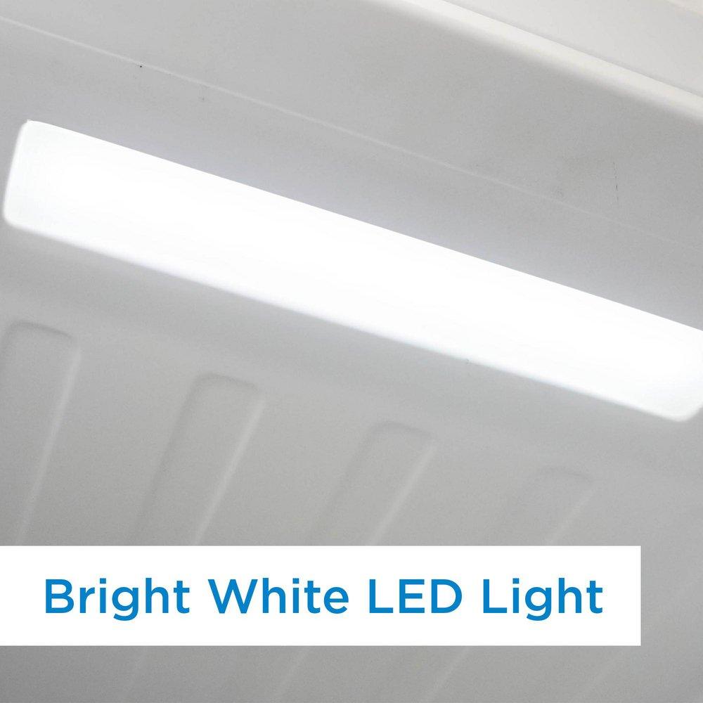 Danby White 23-43/100 in. 7.41 cu. ft. Top Mount Freezer Refrigerator 