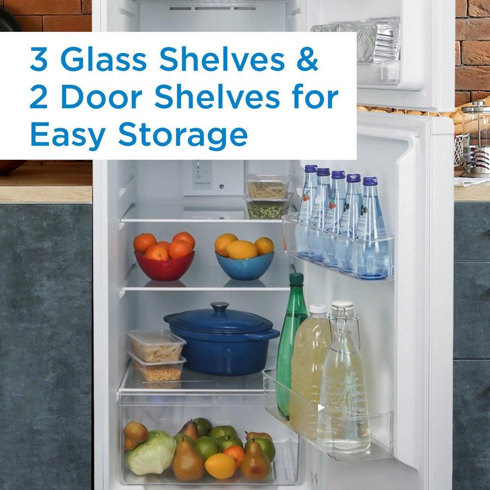 Danby White 23-43/100 in. 7.41 cu. ft. Top Mount Freezer Refrigerator 