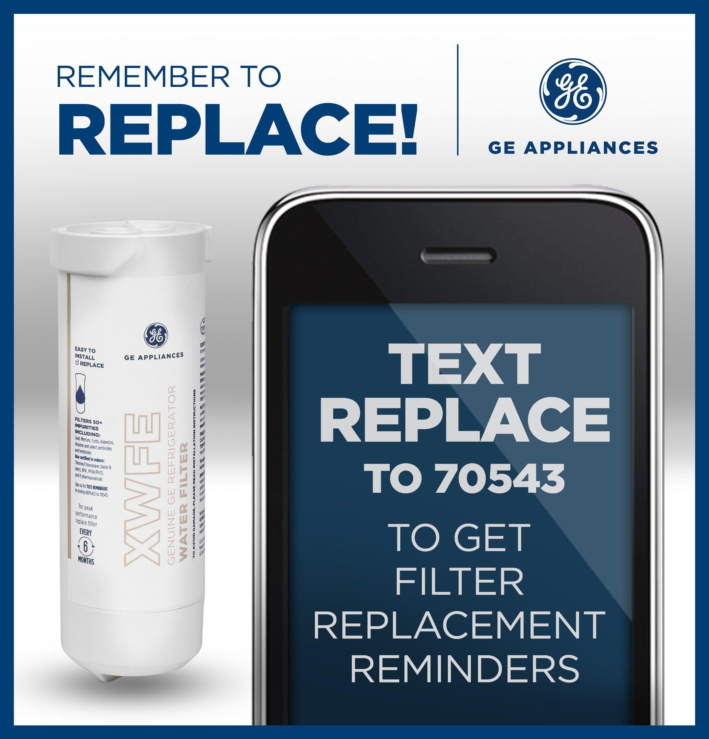 GE&reg; White 2-1/4 in. Water Filter 