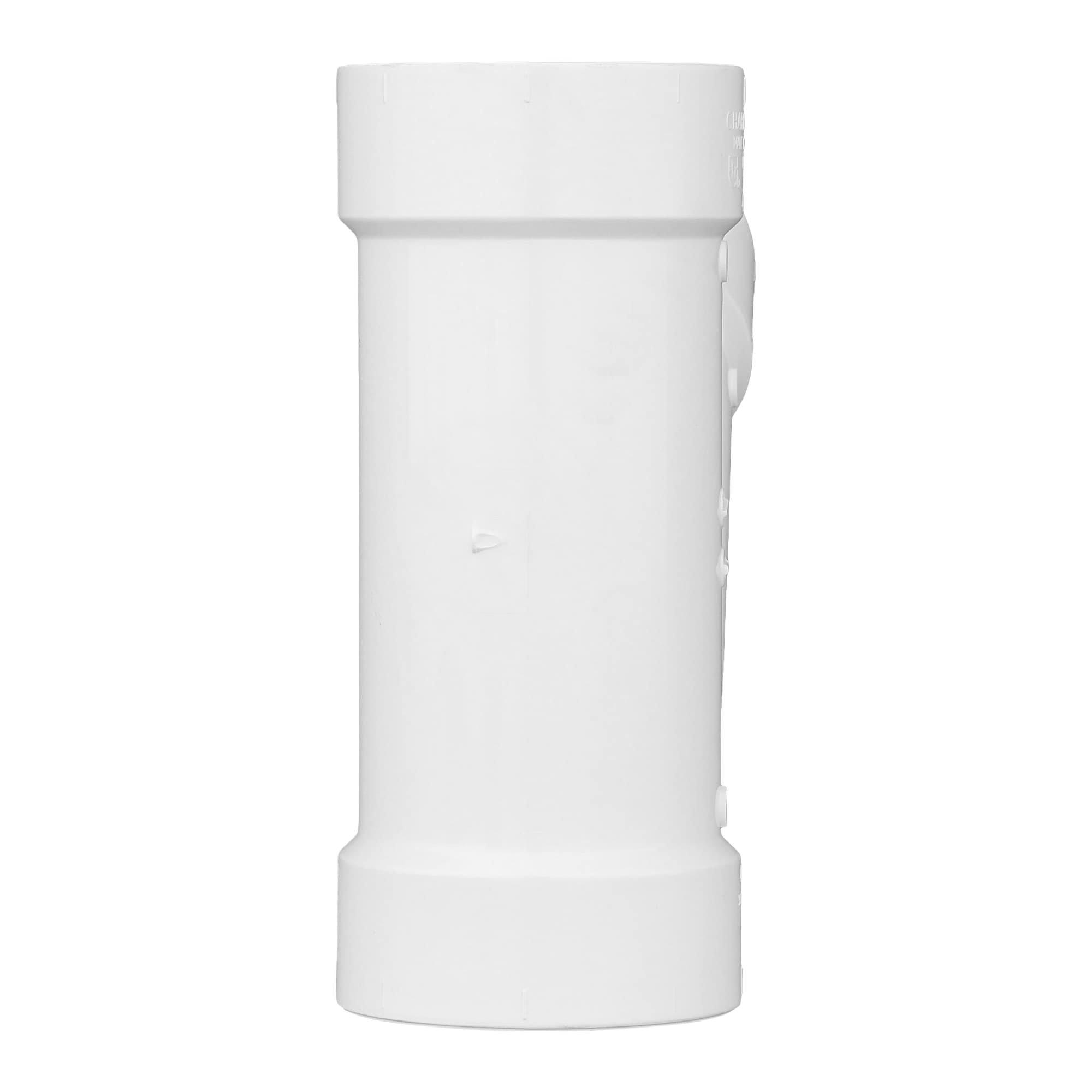 White Hub PVC Coupling in White 