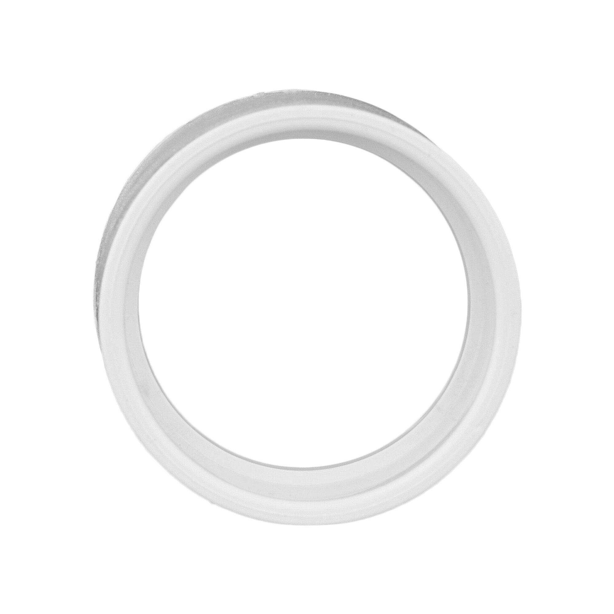 White Hub PVC Coupling in White 